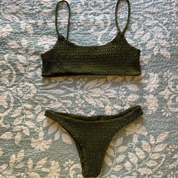 Zaful Other - Olive green bikini